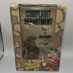 Hoffman Products Intl Complaint Department Take a Number Novelty Grenade Party …
